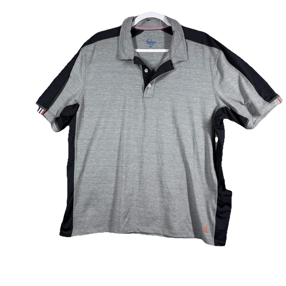 BODEN MEN'S POLO SHIRT NAVY BLUE S/S  SIZE XXL Gray‎